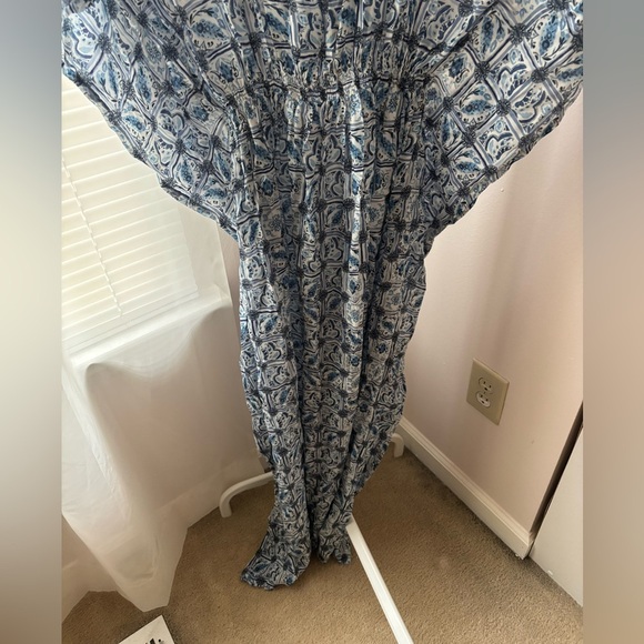 Anthropologie Rujuta Sheth Shira Caftan Cover-Up Size Fits All - Picture 3 of 4